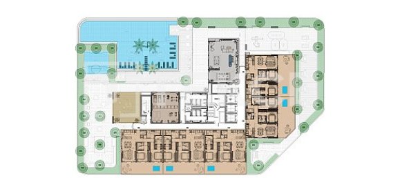 Duplex T3 em Dubai, UAE N.º 111217 22