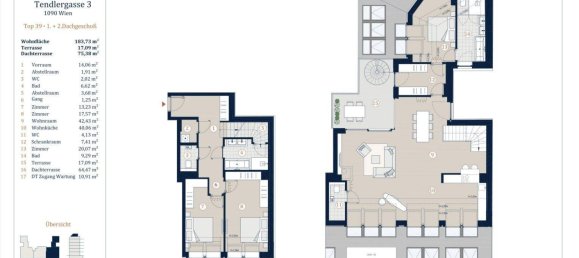 4 rooms Apartment in Alsergrund, Austria No. 137566 7
