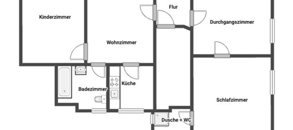Apartamento de 3 dormitorios en Baden-Wurttemberg, Germany No. 11771 14