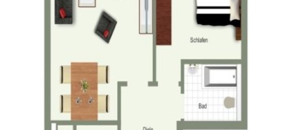 Квартира с 2 спальнями в Эссен, Германия № 43868 19