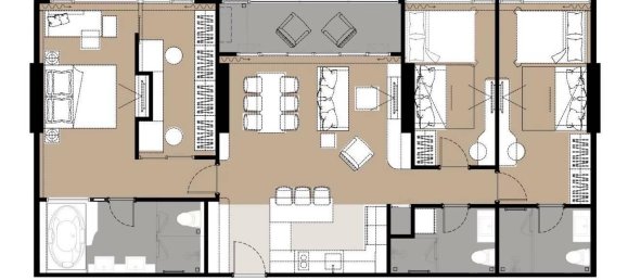 3 bedrooms Condo in Pattaya, Thailand No. 12047 8