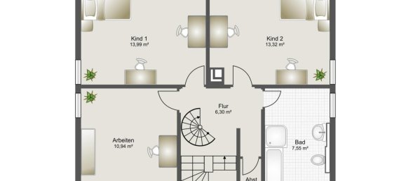 4 chambres Duplex à Reutlingen, Germany No. 21406 22