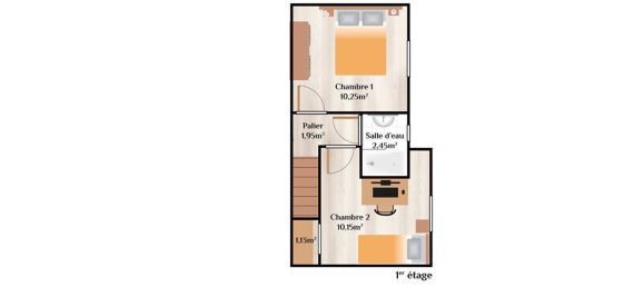 Casa T2 em Montlucon, France N.º 201068 11