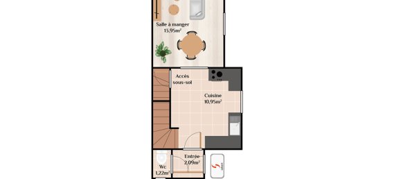 Casa T2 em Montlucon, France N.º 201068 3