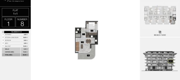 Apartment 1+1 in Kestel, Turkey No. 12800 18