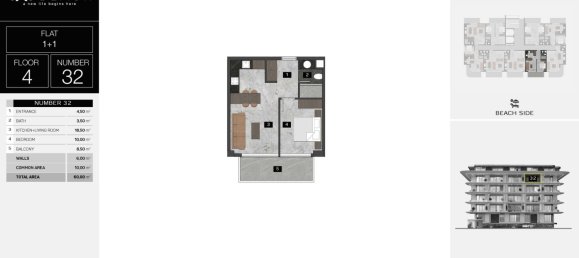 Apartment 1+1 in Kestel, Turkey No. 12800 30