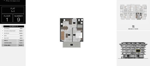 Apartment 1+1 in Kestel, Turkey No. 12800 19