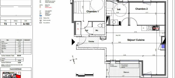 Apartamento T2 em Carquefou, France N.º 360589 2