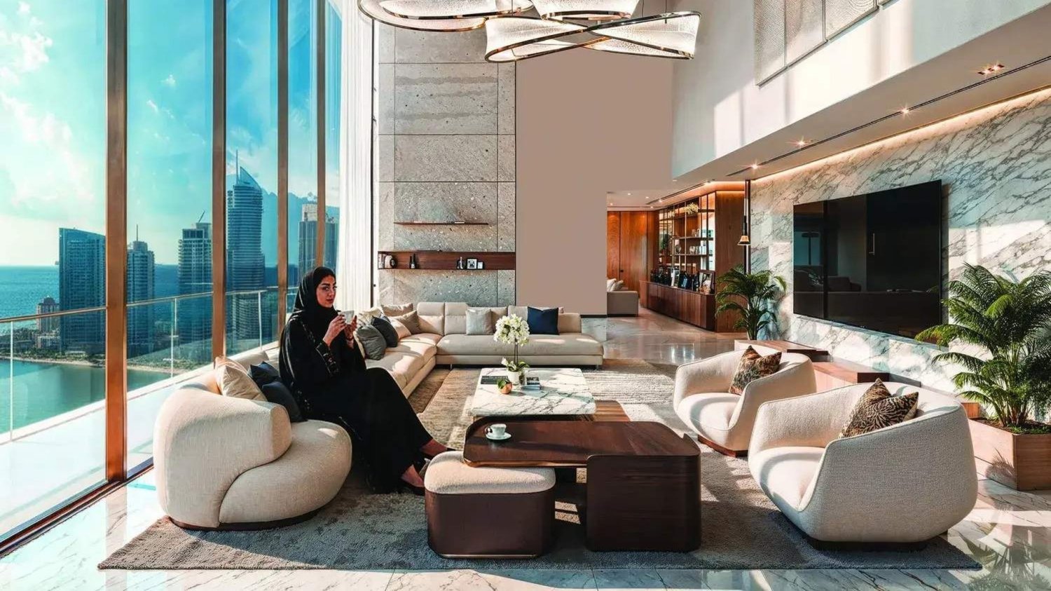 4 chambres appartement à vendre à Al Khan, Sharjah, UAE № 193742
