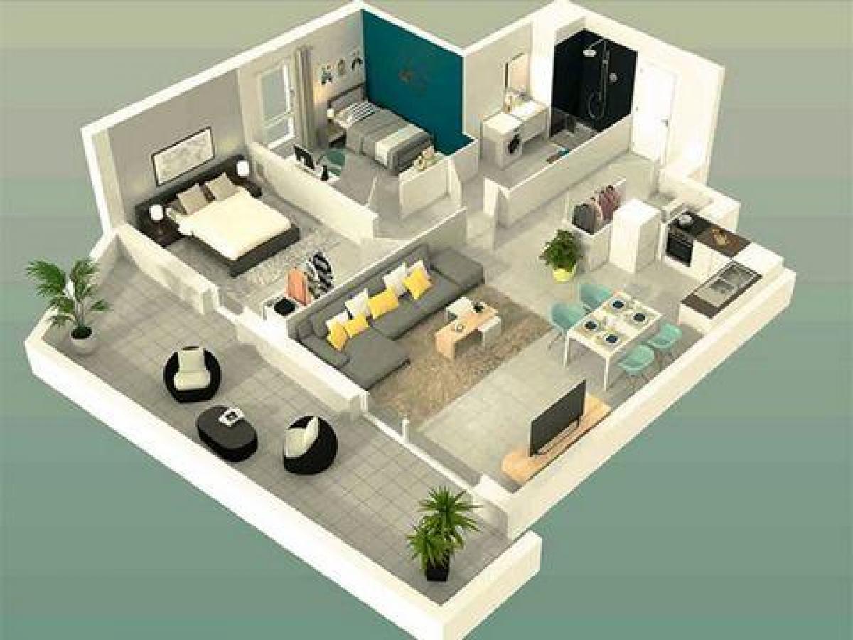 Кондоминиум  с 3 спальнями в Марсейан, Франция № 31552