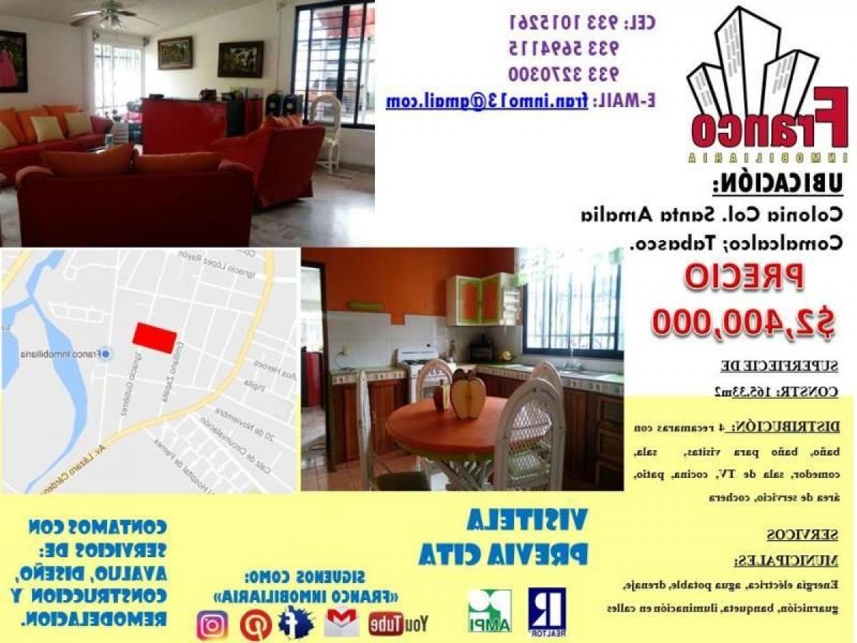 4 chambres Maison à Comalcalco, Mexico No. 146803