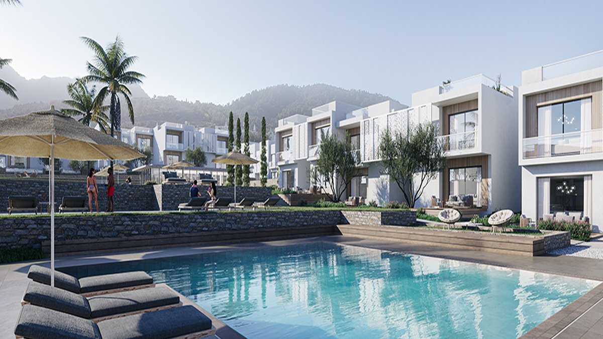 Квартира с 1 спальней в Каршияка, Северный Кипр № 16107