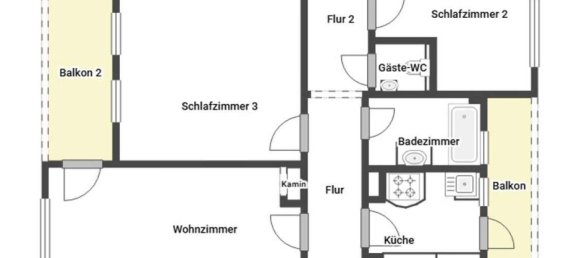 Квартира с 3 спальнями в Штутгарт, Германия № 267343 16