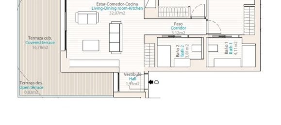 Apartamento de 2 dormitorios en Alicante, Spain No. 158225 26