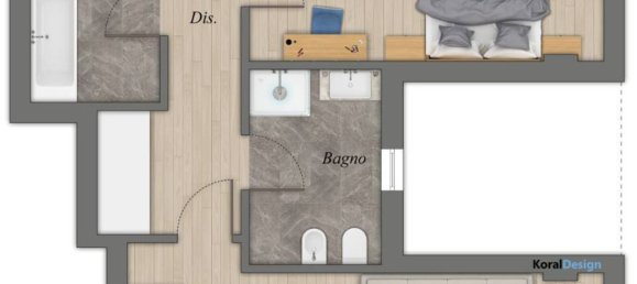 Apartamento T2 em Rome, Italy N.º 131009 25