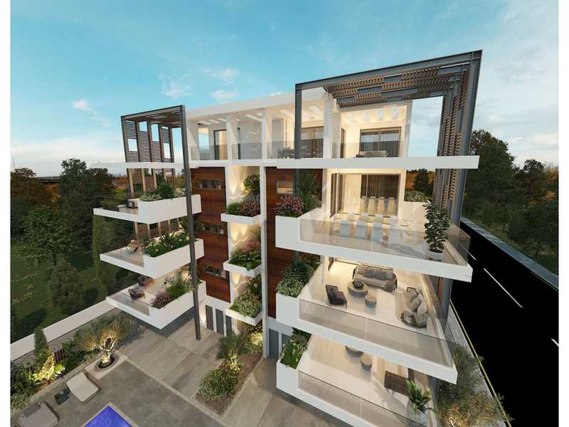 2 Schlafzimmer Penthouse in Paphos, Cyprus, Nr. 105250