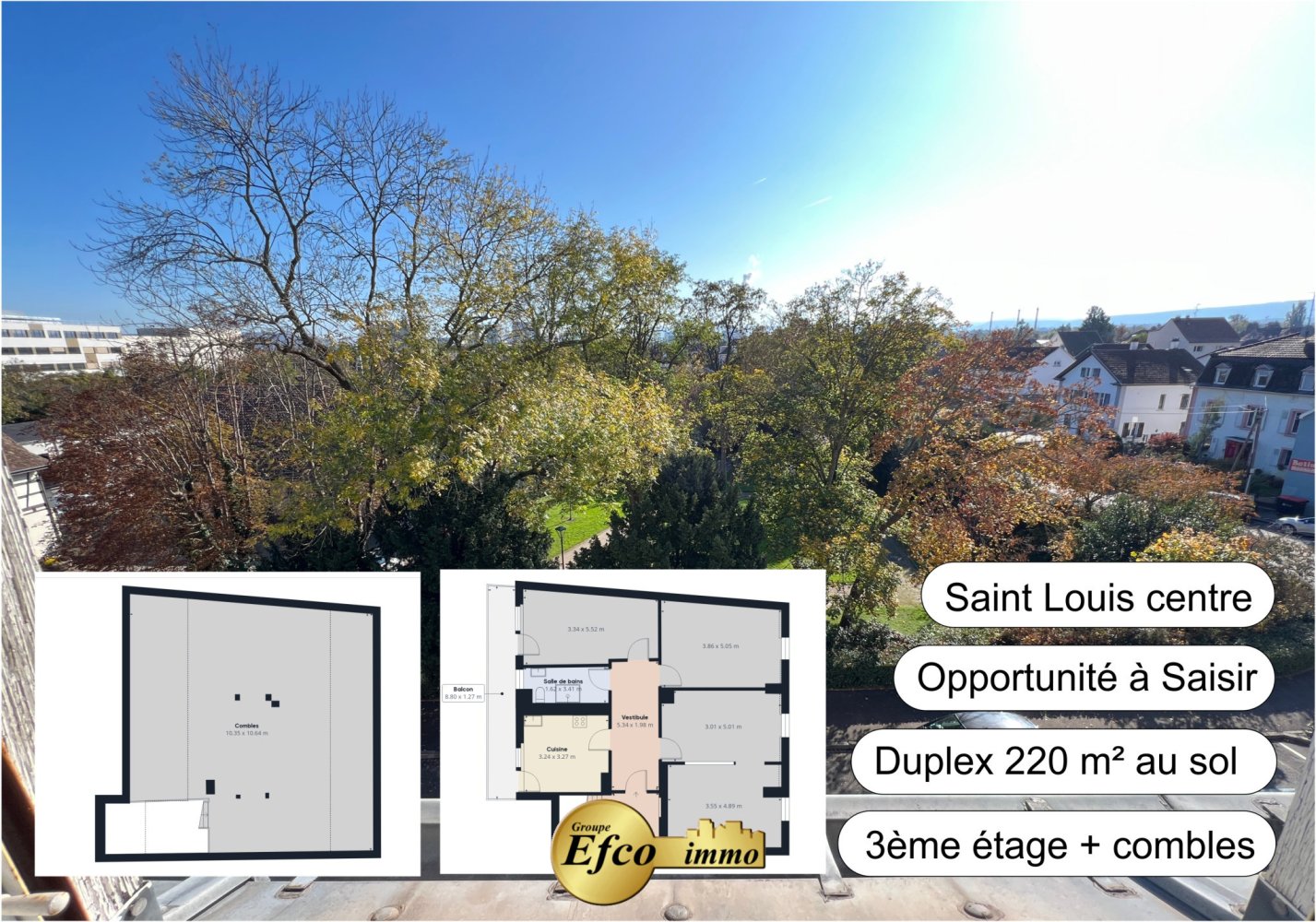 4 غرف نوم منزل ذو طابقين في Saint-Louis, France رقم 43116