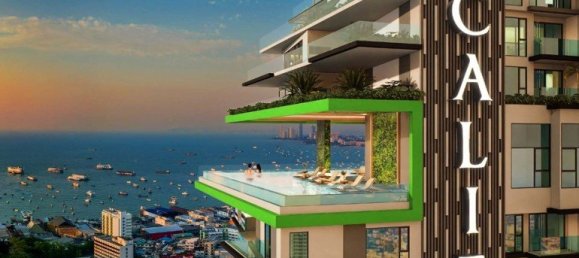 Кондоминиум  с 2 спальнями в Паттайя, Таиланд № 58711 2