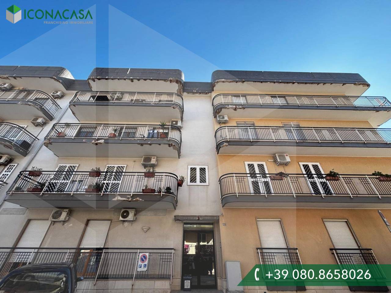 3 rooms Apartment in Bitetto, Italy No. 22739