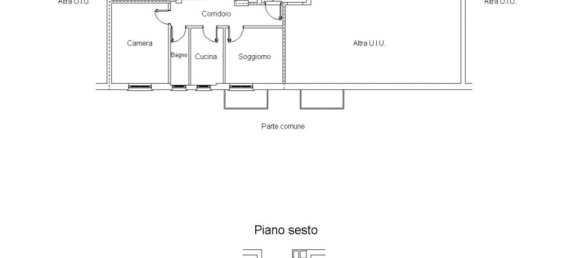 2غرفة شقة في Pioltello, Italy رقم 227331 2