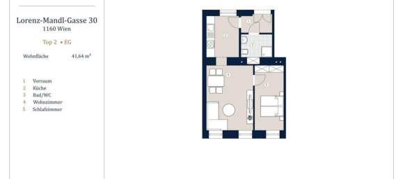 2غرفة شقة في Ottakring, Austria رقم 242344 13