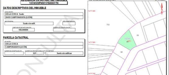900m² Land in Camponaraya, Spain No. 81378 10