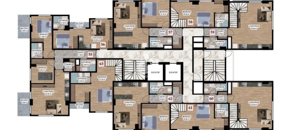 Appartement 2+1 à Alanya, Turkey No. 2765 5