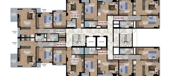 Appartement 2+1 à Alanya, Turkey No. 2765 4