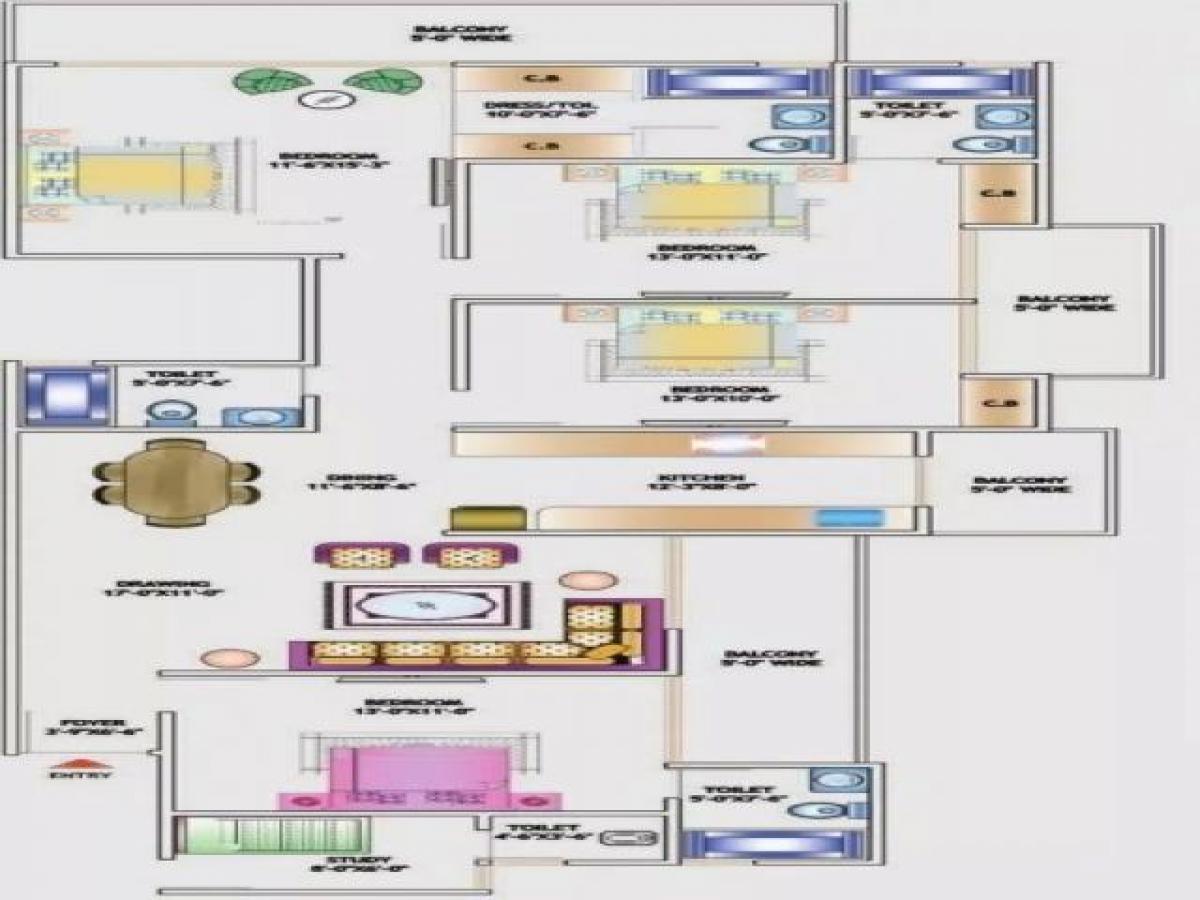 4 bedrooms House in Noida, India No. 67539