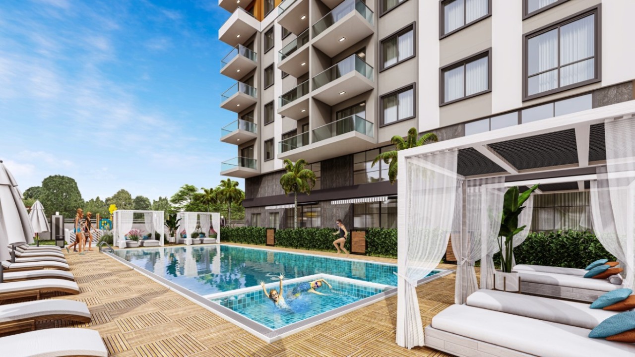 Apartment 1+1 in Alanya, Turkey No. 4474