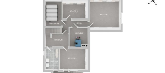 Таунхаус с 2 спальнями в Gunzburg, Германия № 25642 26