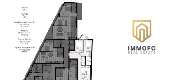 Квартира с 2 спальнями в Порту, Португалия № 81786 8