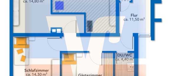 4-Zimmer Doppelhaus in Wiesbaden, Germany, Nr. 280935 14