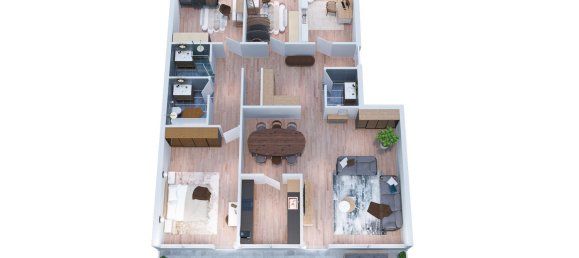 Квартира с 4 спальнями в Мюнхен, Германия № 368198 19