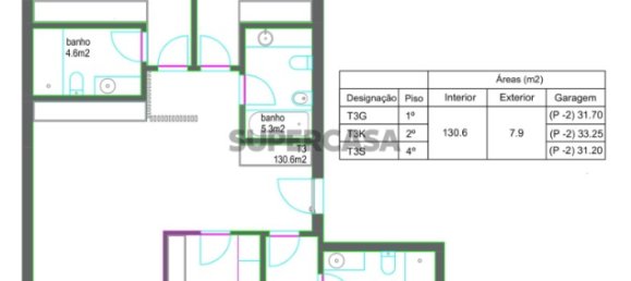 3 Schlafzimmer Wohnung in Aveiro, Portugal, Nr. 154602 6