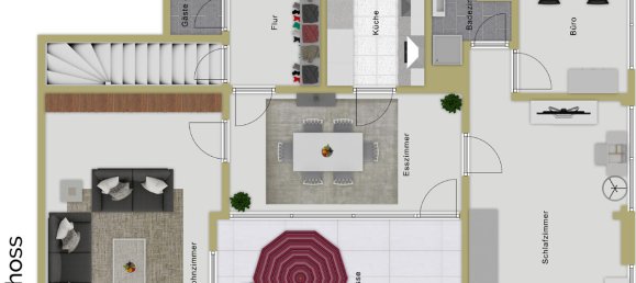 6 rooms Bungalow in Baden-Wurttemberg, Germany No. 55300 22