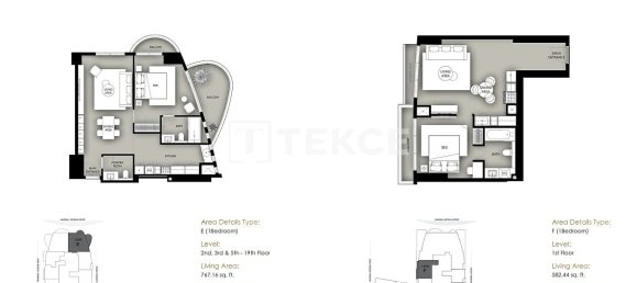 2 Schlafzimmer Wohnung in Dubai Marina, UAE, Nr. 64912 28