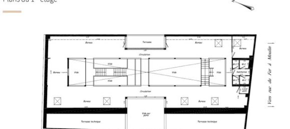 Büro in Paris, France 1225m², Nr. 183329 4