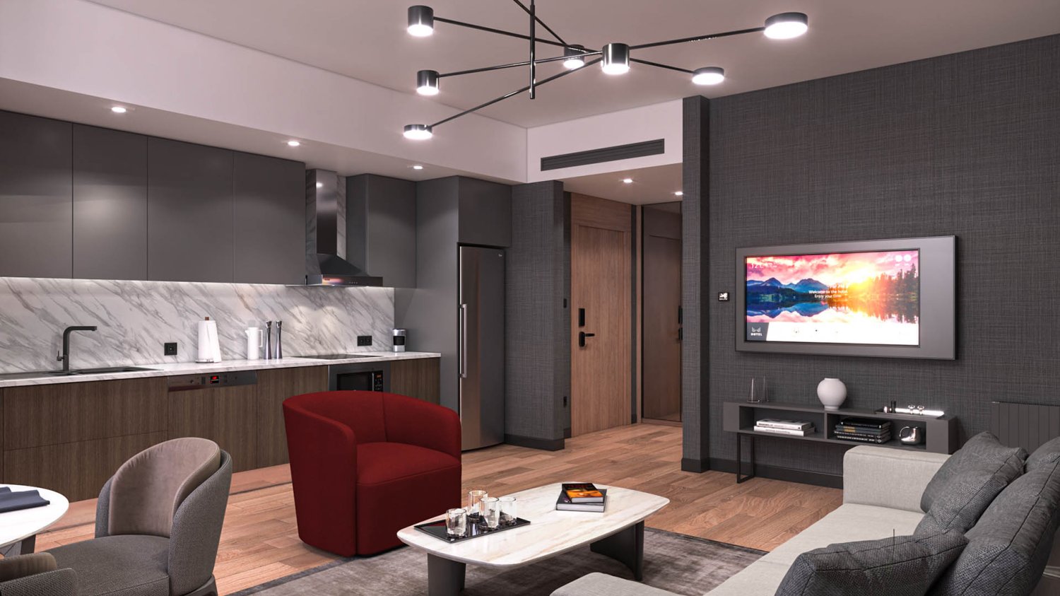 Apartment 1+1 in Sheraton Residence, Istanbul, Turkey No. 34738