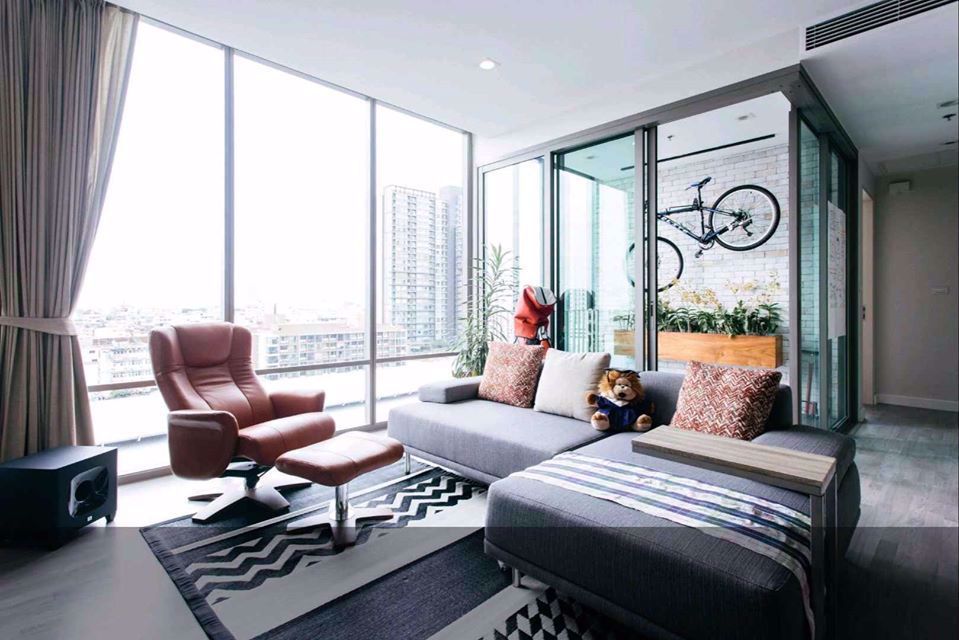 Apartamento com 2 quartos em condomínio em Khlong San, Thailand N.º 9817