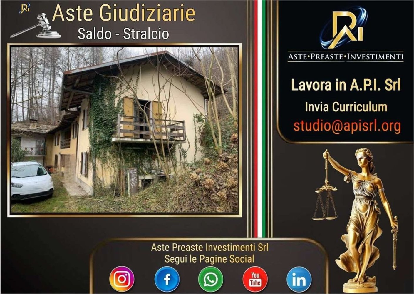 9 rooms Apartment in Martiniana Po, Italy No. 279504