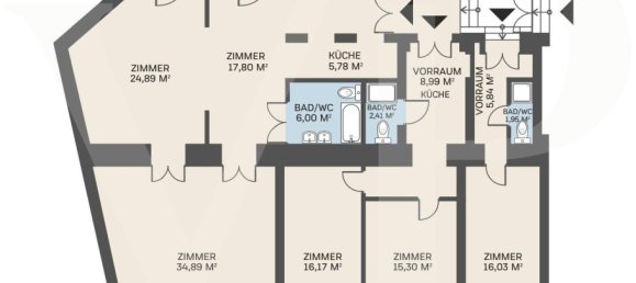 Apartamento de 4 dormitorios en Josefstadt, Austria No. 177838 22