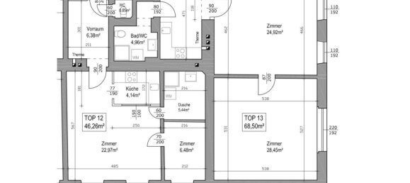 Квартира с 2 комнатами в Бригиттенау, Австрия № 209209 21