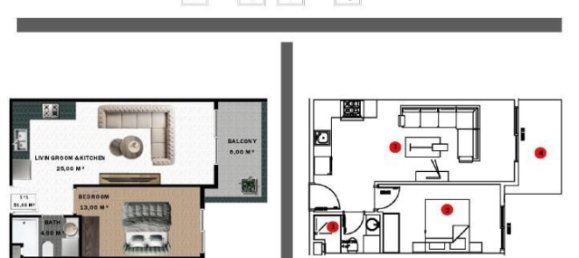 Appartement 1+1 à Gazipasa, Turkey No. 31411 23