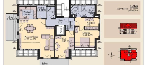 Квартира с 1 спальней в Нижний Алльгой, Германия № 163078 2