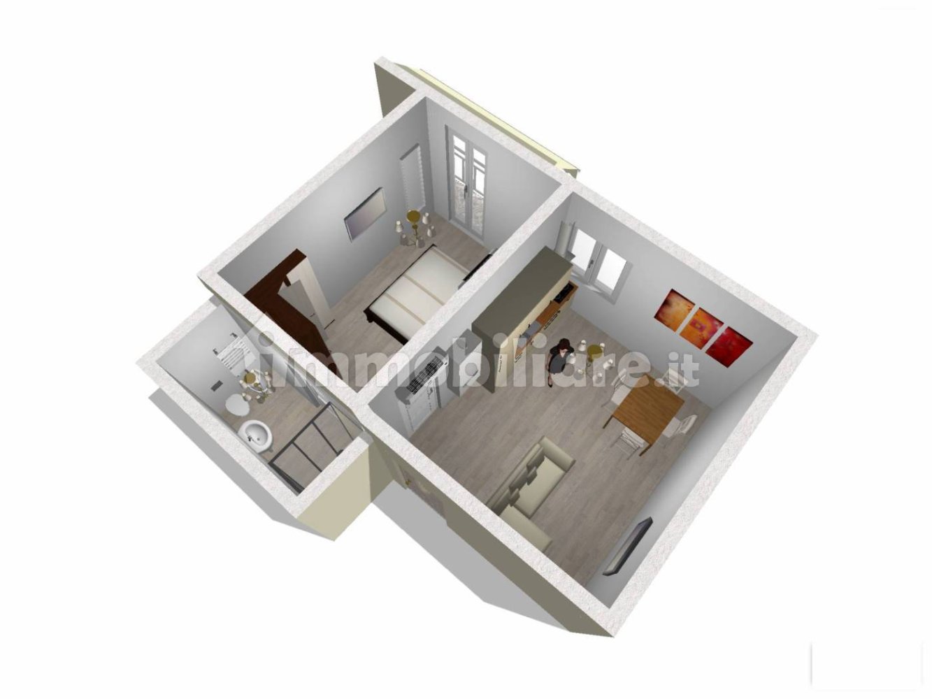 1 Schlafzimmer Wohnung in Florence, Italy, Nr. 262096