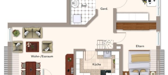 5 rooms Duplex in Esslingen, Germany No. 64100 2