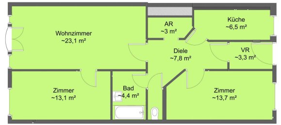 3-Zimmer Wohnung in Purkersdorf, Austria, Nr. 128992 11