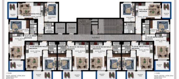 Apartment 2+1 in Avsallar, Turkey No. 13134 15