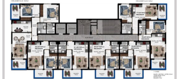 Apartment 2+1 in Avsallar, Turkey No. 13134 16